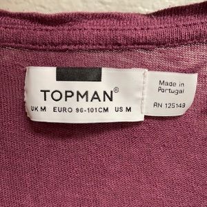 Men’s topman shirt sleeve - medium